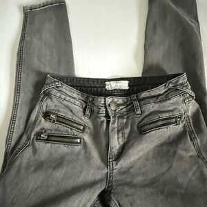 Free People Charcoal Denim Jeans